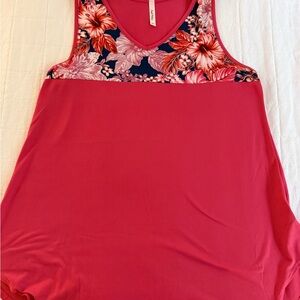 Floral Pink Tank Top